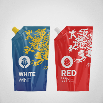 Wine Stand-Up Pouches Packaging by Zircon